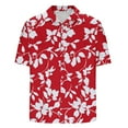 thumbnail image 6 of ZRGHAOYLQ Hawaiian Shirts for Men Casual Button Down Short Sleeve T Shirts Trend Graphic Tees Shirts Plus Size Lapel Beach Tshirts, 6 of 6