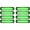 Green, variant on ASPL 8pcs Sync Feature Ultra Slim 12-LED Surface Mount Flashing Strobe Lights for Truck Car Vehicle LED Mini Grille Light Head Emergency Beacon Hazard Warning Lights (Green)