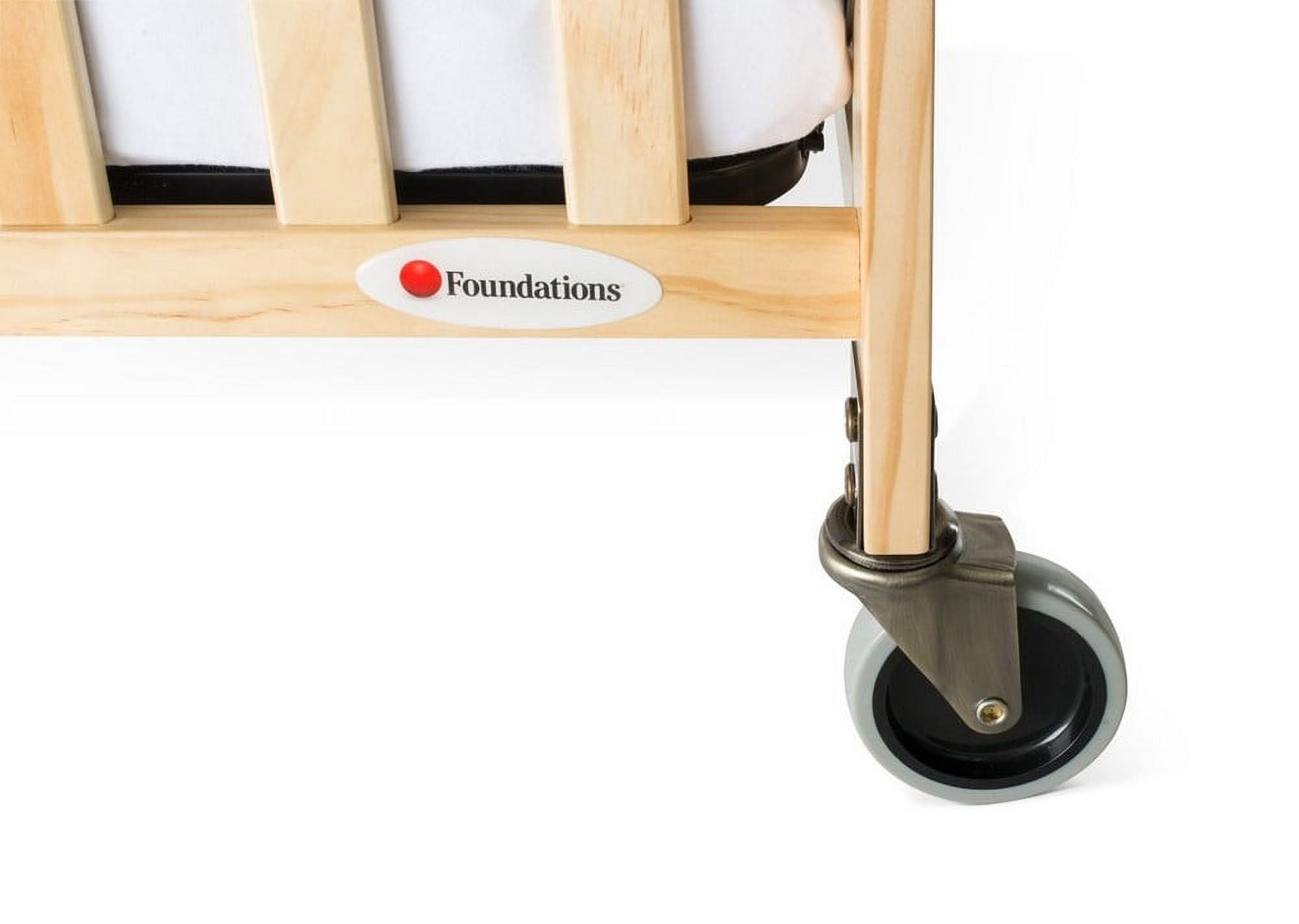 Foundations SafetyCraft Evacuation Kit for Compact Cribs, Metal Casters, Training Guide Included
