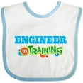 thumbnail image 3 of Inktastic Engineer in Training Boys or Girls Baby Bib, 3 of 4