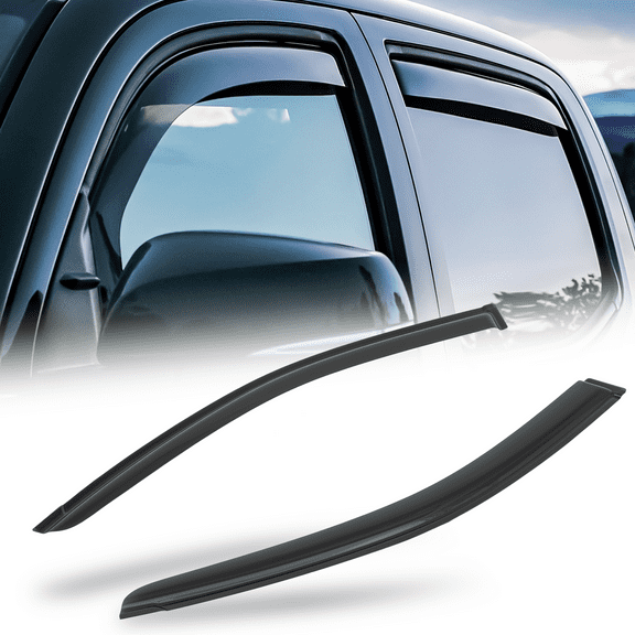 Magshion 2 Pcs Window Visor Shade Vent Wind Rain Deflector for 2008 2009 2010 2011 2012 Dodge Grand Caravan