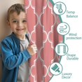 thumbnail image 3 of Blackout Kids Curtains,Boho Bohemia Geometric Line Art Childrens Insulated Curtains Set Of 2,Bedroom Essentials,Toddler Room Decor 52"x84"(132x213cm), 3 of 4