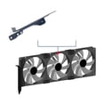 thumbnail image 2 of PCI Slot Bracket Double Cooling Fan Mount Rack Heatsink Brackets Support 80/90/120mm Fan for Graphics Video Card, 2 of 4