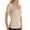 Nude, variant on Women's MeMoi MSM-130 SlimMe Seamless Short Sleeve Shaping Top (Black XL)