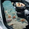 thumbnail image 2 of XYZCANDO Beach Seat Cover Towel Waterproof Sweating Car Seats Cover with Storage Bag Shell Non Slip Backing Sweatproof Cushion Protector Universal Fit for Cars SUV Sedans, 2 of 7