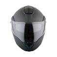 thumbnail image 5 of Martian Genuine Real Carbon Fiber Motorcycle Modular Flip up Full Face Helmet HB-BMF-B10 Matt Carbon Black, DOT Approved, 5 of 8