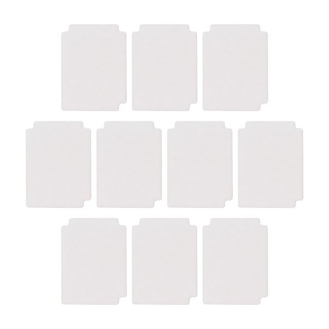 10 divisores de tarjetas comerciales, divisores de páginas de tarjetas, suministros portátiles, separador de naipes de cuero PU para reunión ,