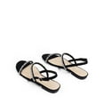 thumbnail image 2 of DREAM PAIRS Women's Rhinestone Sandals Open Toe Casual Dressy Sparkly Comfortable Flat Summer Shoes, 2 of 6