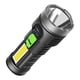 thumbnail image 3 of Linterna LED OSL+COB recargable por USB para exteriores, luz brillante, 4 modos, 3 of 6