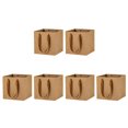 thumbnail image 3 of Bolsa de embalaje de papel kraft cuadrado de 6pcs Bolsa de almacenamiento de la bolsa de regalo Bonsai, 3 of 5