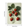 thumbnail image 2 of Vintage Strawberry Botanical Tin Sign by Mary Daisy Arnold 1912 - Antique Metal Wall Art 12x8 Inch, Rustic Kitchen Decor for Home, Bar, Restaurant, Bathroom - Durable Tinplate with Easy Hanging, 2 of 7