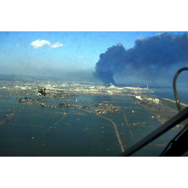 View Of Destroyed Sendai Japan On March 13 2011 Two Days ...