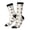 3 Black, variant on DOGS FACE Pattern Sport Socks for Women and Men Crew Socks Sporty Calf Socks Casual Socks