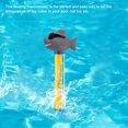 thumbnail image 2 of Mumusuki Lindo termómetro Flotante para Piscina Termómetro Flotante para Piscinas Interiores y Exteriores Instrumentos meteorológicos(Tiburón) Ecomeon no, 2 of 4