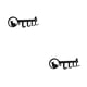 thumbnail image 2 of Bearachild Soporte para llaves Gancho Colgador de puerta Estante decorativo montado en la pared Tornillos de alta resistencia multipropósito Gato negro en forma 2piezas, 2 of 6