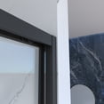 thumbnail image 3 of BARONAGE 56-60 W x 70 H Double Sliding Shower Door, Semi-Frameless Bypass Bathroom Glass Shower Silding Door , 5/16" (8mm) Tempered Glass, Duty Walk-in Shower for Bathroom, Matte Black, 3 of 20