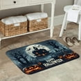 thumbnail image 5 of Halloween Non Slip Door Mat, Halloween Happy Castle Halloween Decor Absorbent Bath Tub Mats, Bathroom Rugs Welcome Mat, Bath Mat for Halloween Decor Home, Kitchen 16x24in, 5 of 6