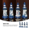 thumbnail image 3 of Miangastore Phare Décoratif Mini Salon Bureau 4 Pcs 5.1x2x2in, 3 of 8