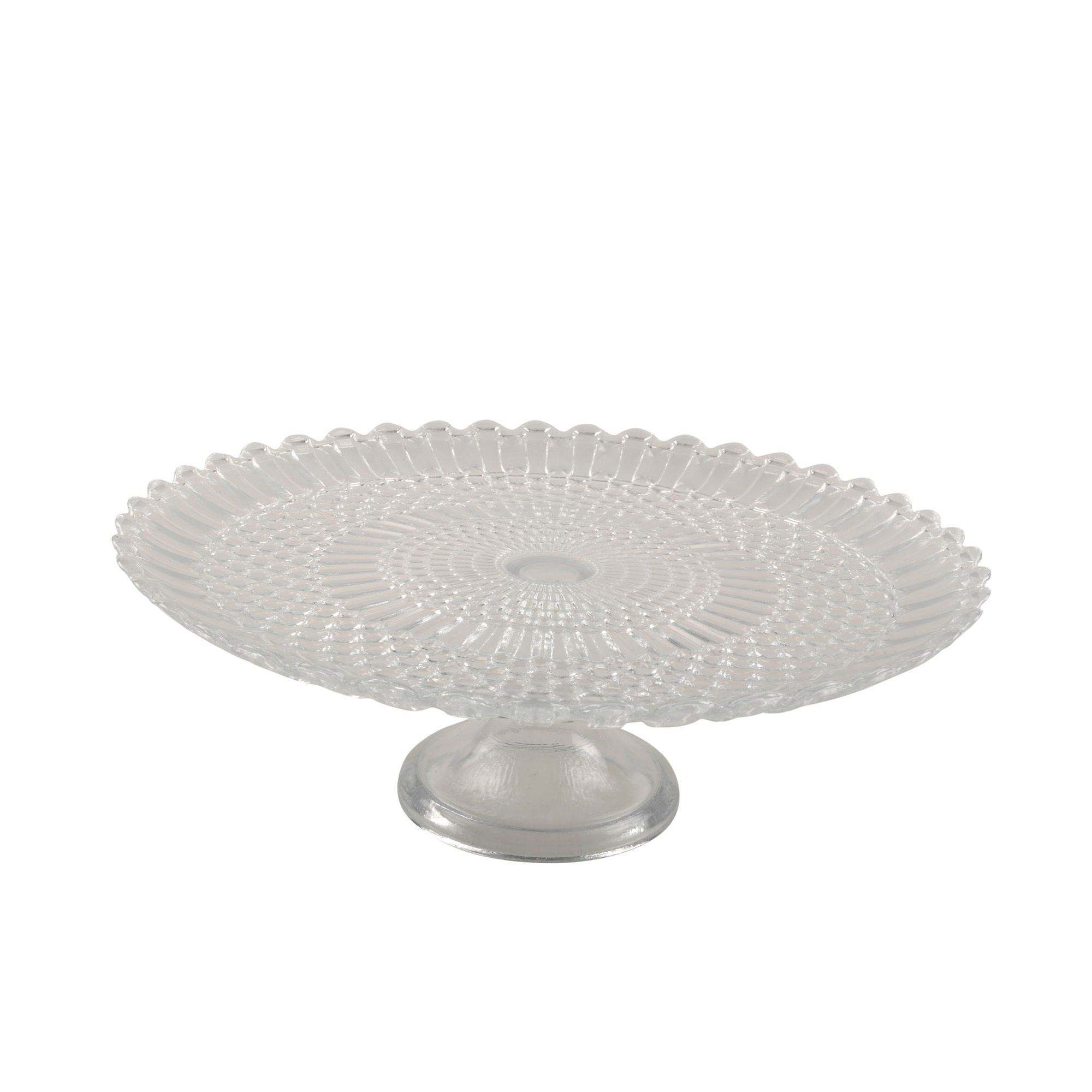 Cake Plate 18cm Kitchen Plate with BELL CAKE STAND Plastic Cake Stand 