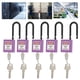 thumbnail image 4 of Safety padlock safety lockout safety tagout security padlock shackle lock 5Set 38mm/15in Safety Lockout Engineering Insulation Skid Resistance for Factories Construction Sites, 4 of 8