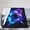 50x40, variant on Neon Soccer Ball Blanket Gift Throw Blanket Blue Purple Paint Splash Gift for Soccer Fans Room Decor 50x40