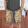 thumbnail image 7 of Relaxed fit printed pajama bottoms, sizes S to XXL A Huge Lion, 7 of 7