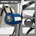 thumbnail image 6 of ZIATUBLE Christmas Santa Claus Dispenser Tissue Holder Kitchen Paper Towel Holder Organizer with Adjustable Strap Camping Roll Paper Storage Bag Foldable Carrier Bag and Case, 6 of 7