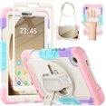 thumbnail image 1 of KOMI Étui pour Samsung Galaxy Tab A9 8,7 Pouces, Protection Intégrale avec Protecteur d'Écran/bracelet de Main/support pour Stylet, Étui Robuste Antichoc pour Tablette Samsung A9 2023 SM-X110/X115/X117, 1 of 5