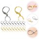 thumbnail image 3 of 40pcs Ganchos de arete de acero inoxidable Broches de colgante Buckles Accessy Joyas Making Supply, 3 of 5
