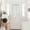 Beige, variant on Door Curtains for Front Door Glass Window,Striped Sheer Linen 40 Inch Short Curtains for Small Windows,Farmhouse Ticking Stripe Print Privacy Curtains 25x40 in Length,Taupe