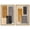 Gold Frame, variant on Abstract Wall Art Set: Simple Shapes Canvas Print Abstract Wall Art Set by Art Remedy, Gallery Wrapped, 36 x 54