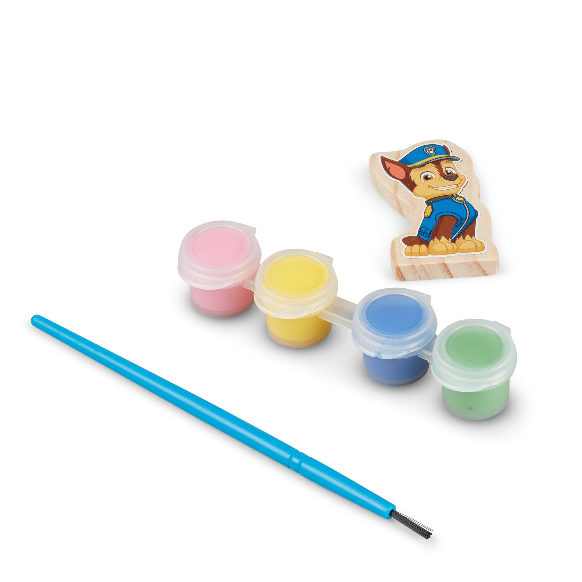 Melissa & Doug PAW Patrol Wooden Vehicles Craft Kit - 3 Decorate Your Own Vehicles, 3 Play Figures