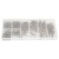 thumbnail image 1 of Vis en Acier Inoxydable, Vis de Comptoir Croisé Pièces de Fixation Haute Résistance Résistance Résistance à la Corrosion 345 Pcs pour Installation de Menuiserie, 1 of 7