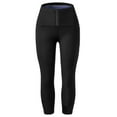 thumbnail image 1 of Mujer señora Thermo Sweat Sauna pantalones calientes Body Shaper pérdida de 9 puntos 2XL 3XL Zulema Pantalones Fitness Sauna, 1 of 8