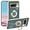 Gray, variant on for Google Pixel 8 Pro Case with Ring Holder Magnetic Aesthetic Google Pixel 8 Pro Phone Case Silicone Soft TPU Thin White Cover 360° Rotatable Metal Kickstand (Purple)