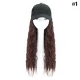thumbnail image 3 of Perruque Cheveux Longs Chapeau Perruque Premium Aspect Naturel Perruque Cheveux Longs Raides pour Rendez-Vous Coiffure, 3 of 3