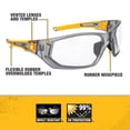 thumbnail image 2 of Gafas protectoras DEWALT DPG112 con marco completo y lente transparente, 2 of 6