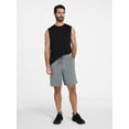 thumbnail image 3 of Athletic Works Men's and Big Men's Active Mesh Shorts, 9" Inseam, Sizes XS-5XL, 3 of 5