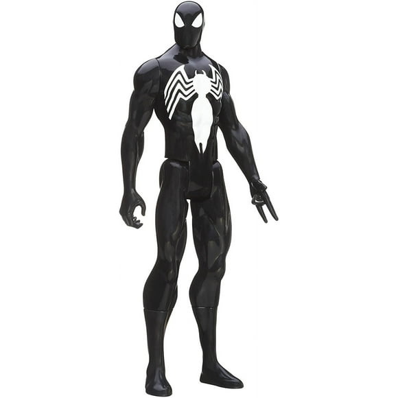 Spider-Man Marvel Ultimate Spider-Man Titan Hero Series Black Suit Spider-Man Figure - 12 Inch