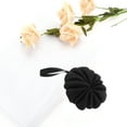 thumbnail image 5 of Unique Bargains 1 Pc Pumpkin-shaped Ribbon Bath Shower Loofah Sponge Body Puffs for Bathroom Black, 5 of 6