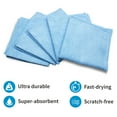 thumbnail image 6 of S&T INC. Microfiber Cleaning Cloths, Reusable Towels for Home, Kitchen and Auto, 100 Pack, Light Blue, 6 of 7