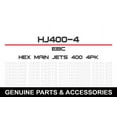 thumbnail image 2 of EBC Brakes  HJ400-4; Hex Main Jets #400 4-Pack, 2 of 2