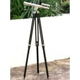 thumbnail image 6 of NauticalMart Floor Standing Brushed Nickel Griffith Astro Telescope 45" Nautical Decor, 6 of 7