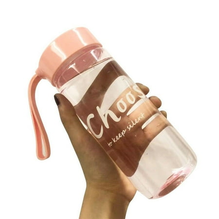 

600ml Sport Water Bottle BPA-Free Leak-Proof Plastic Bottle for Yoga Cycling