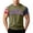 Army Green, variant on LWavelet Patriotic T-Shirts for Men USA Flag T-Shirt Independence Day American Flag Short Sleeve Graphic Tee