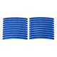thumbnail image 1 of 20Pcs Calcomanías para Llantas en Arco, Cintas Decorativas para Llantas de Automóvil de 14-22" Azul Reflectante PET, 1 of 6