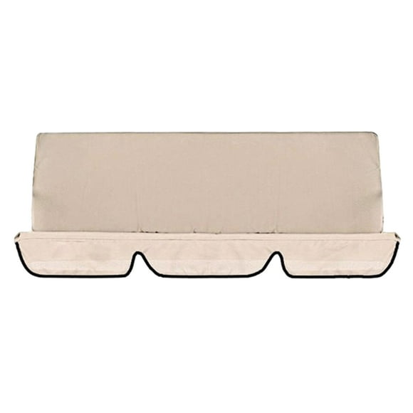 Advancent Fundas de cojines para columpios, funda impermeable para columpios, fácil de respirar y cómoda, de amplia aplicación Jardín y Patio blanquecino