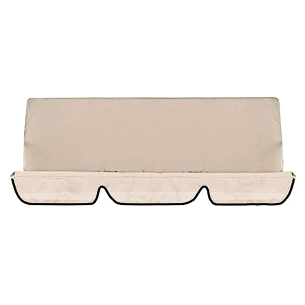 Yuarrent Fundas de cojines para columpios, funda impermeable para columpios, fácil de respirar y cómoda, de amplia aplicación Jardín y Patio blanquecino