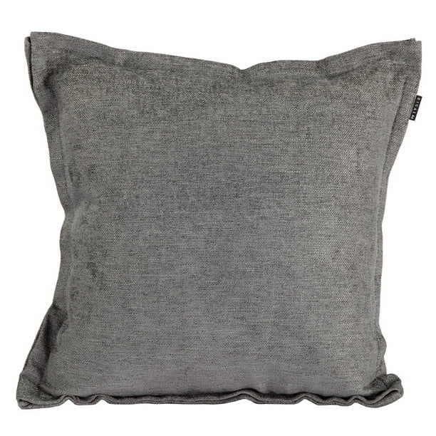 Cojin Decorativo Cuadrado DICASA Niz Gris Oscuro