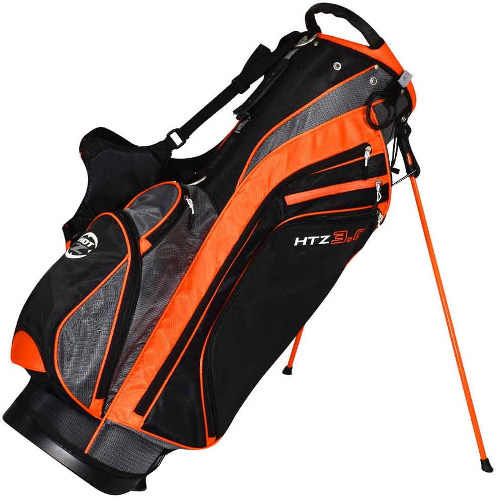 HOT Z GOLF 2018 3.0 STAND BAG *ORANGE/BLACK/GREY*